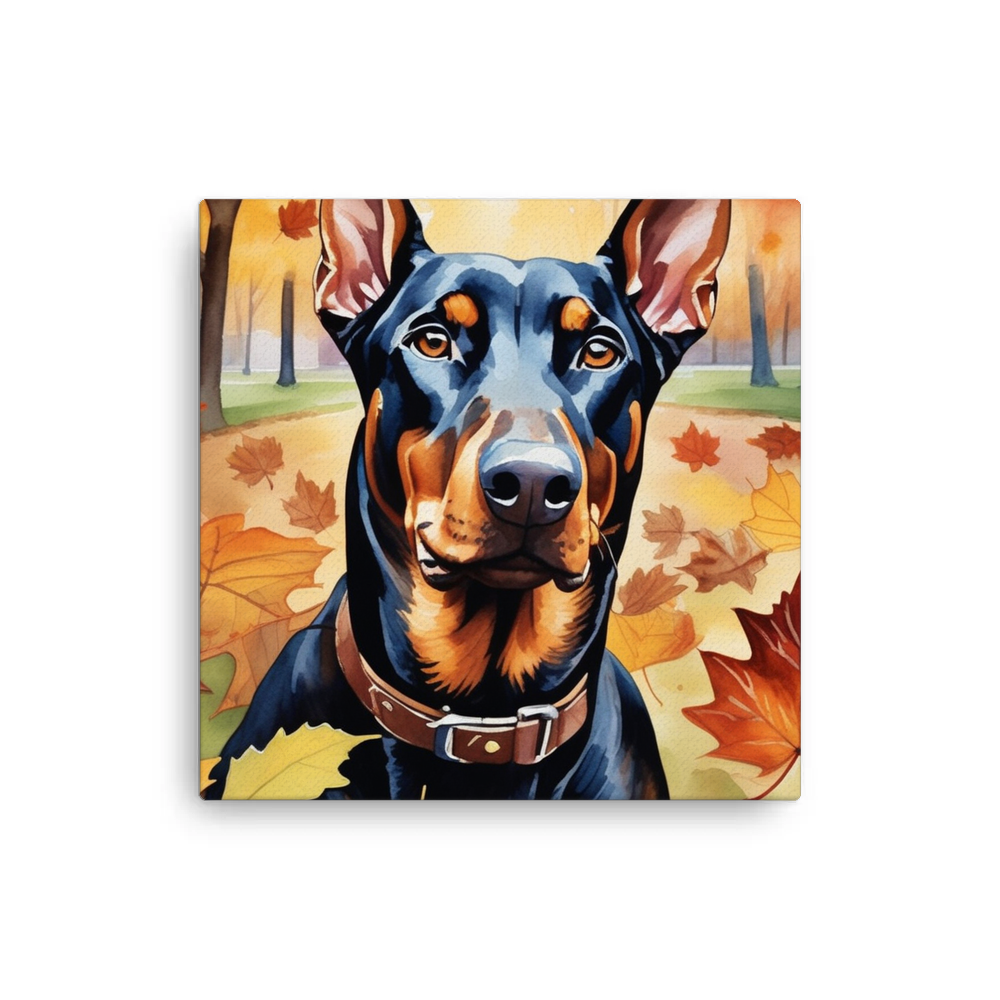 PugMug Custom Doberman Pinscher Canvas