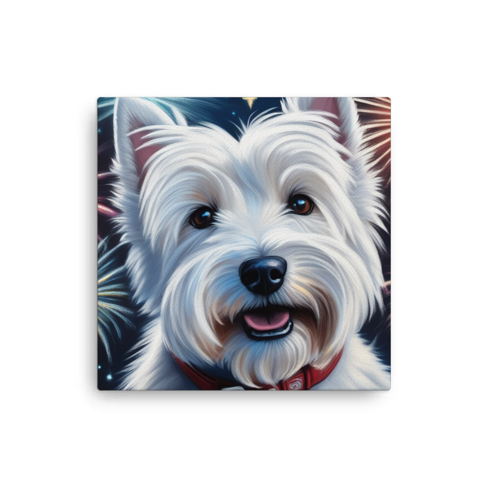 PugMug Custom West Highland White Terrier Canvas