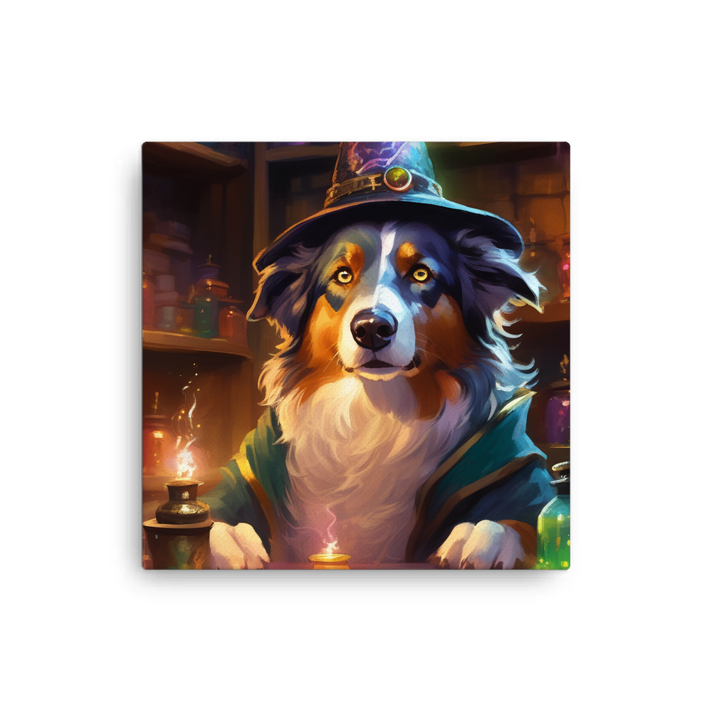 PugMug Custom Australian Shepherd Dog Canvas