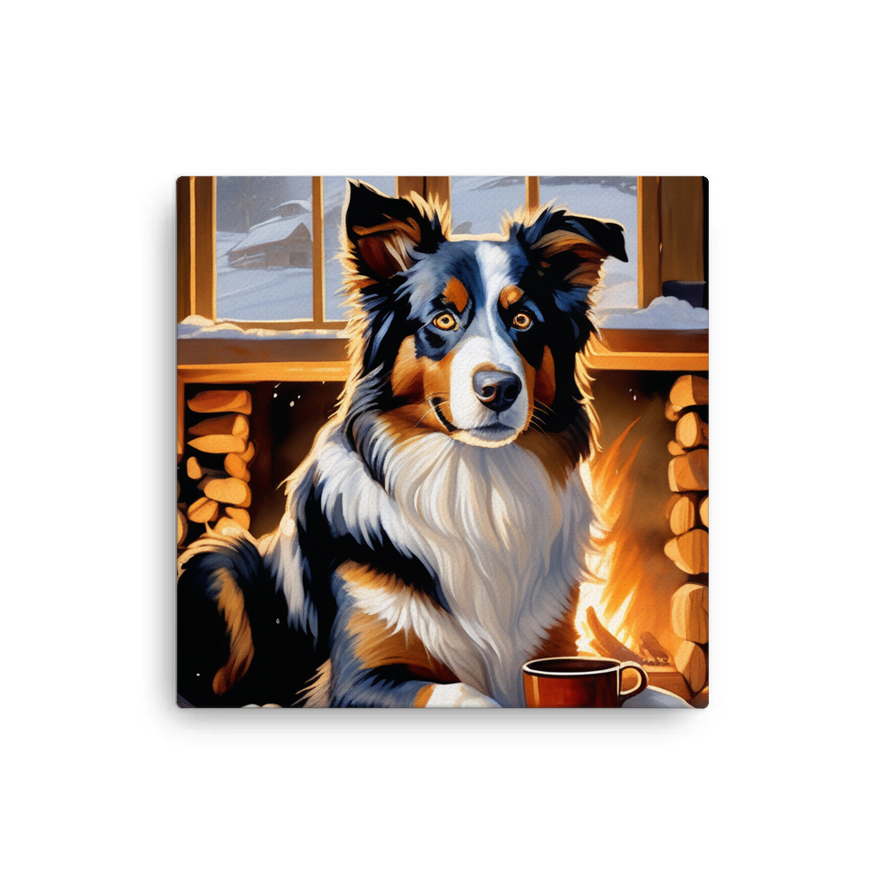 PugMug Custom Australian Shepherd Dog Canvas