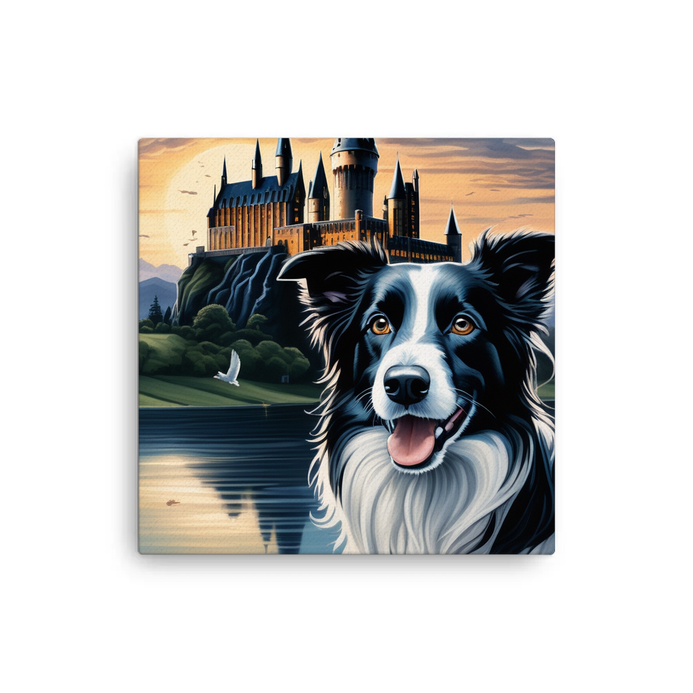 PugMug Custom Border Collie Canvas