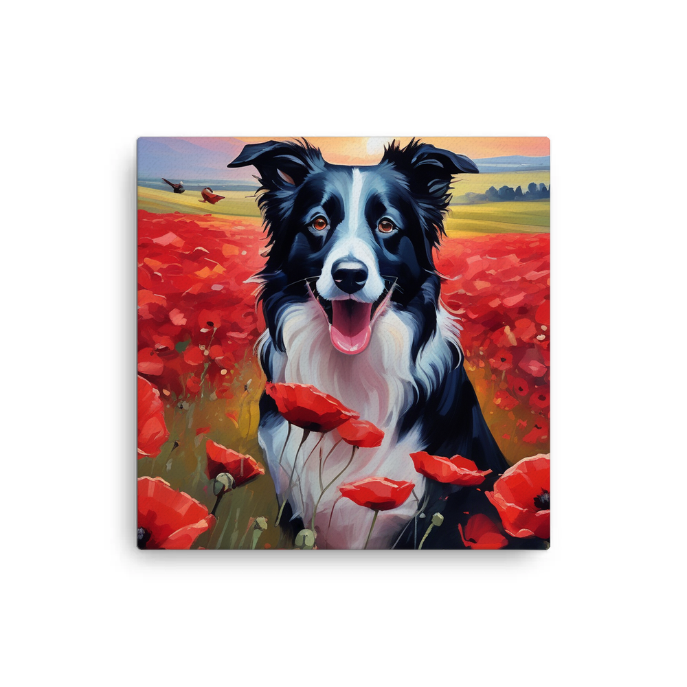 PugMug Custom Border Collie Canvas