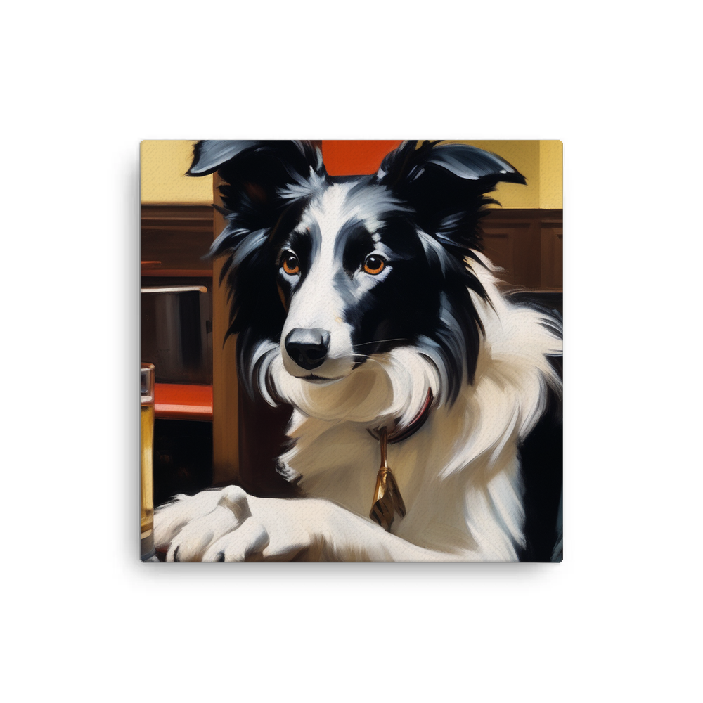 PugMug Custom Border Collie Canvas