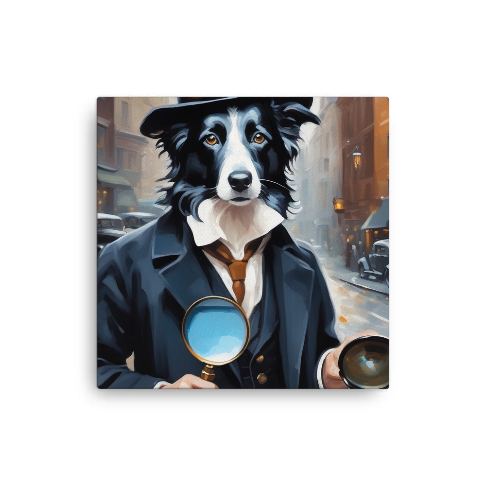 PugMug Custom Border Collie Canvas