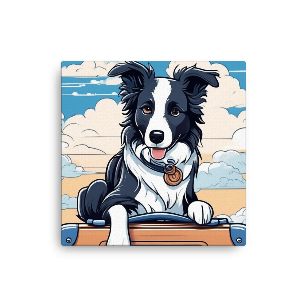 PugMug Custom Border Collie Canvas