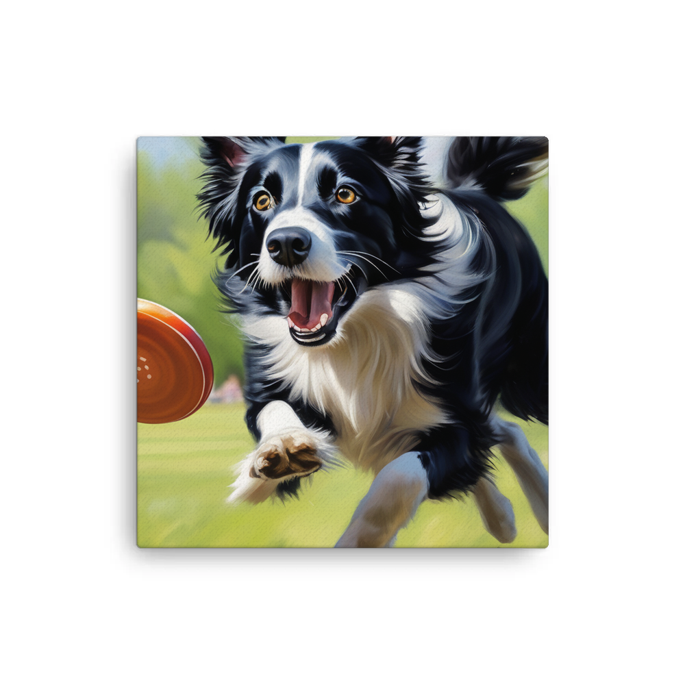 PugMug Custom Border Collie Canvas