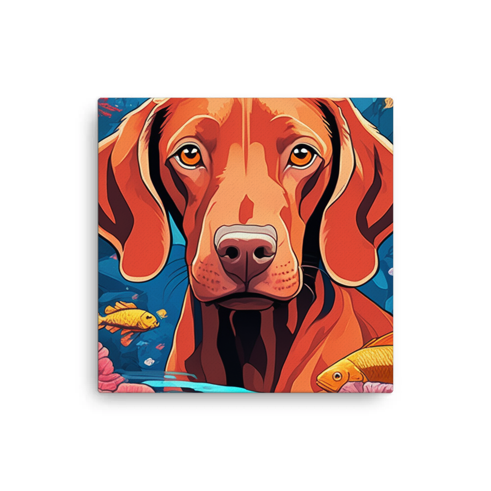 PugMug Custom Vizsla Canvas