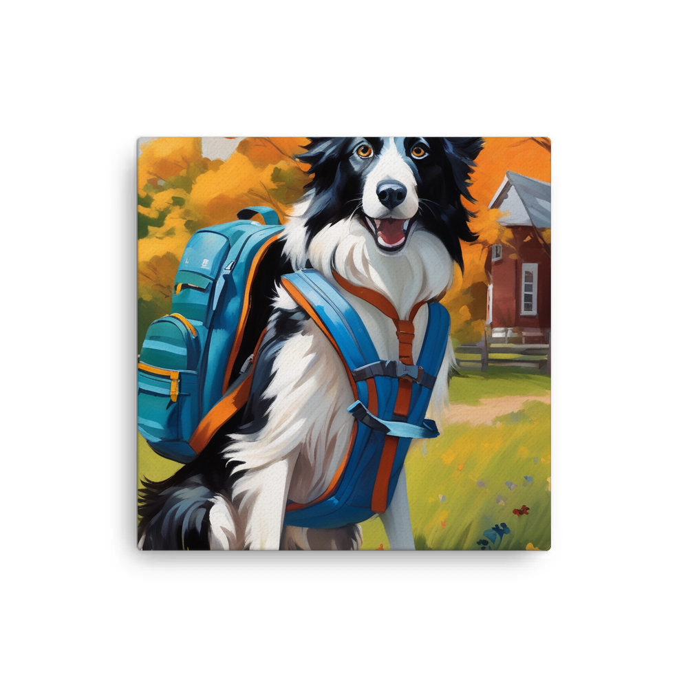 PugMug Custom Border Collie Canvas