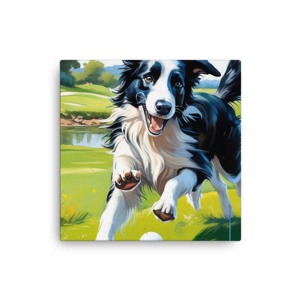 PugMug Custom Border Collie Canvas