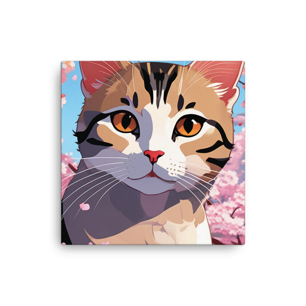 PugMug Custom Tabby American Shorthair Cat Canvas