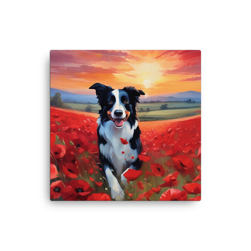 PugMug Custom Border Collie Canvas