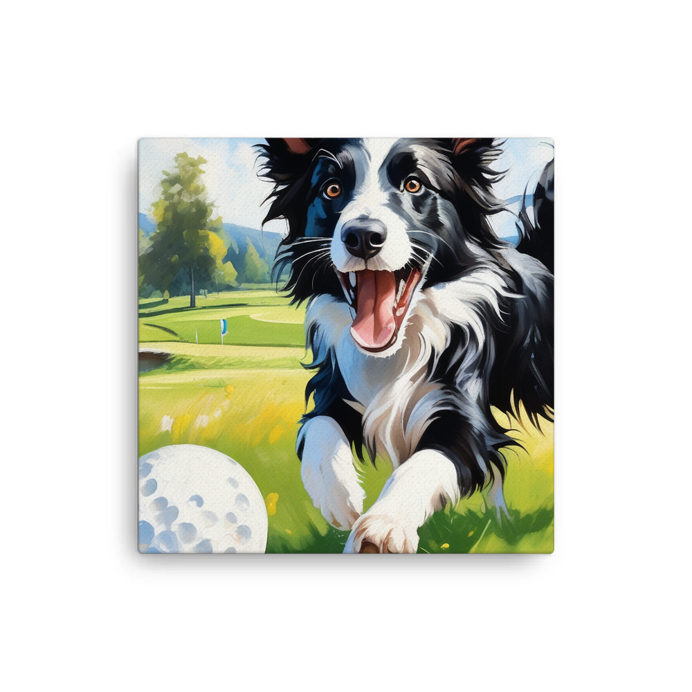 PugMug Custom Border Collie Canvas