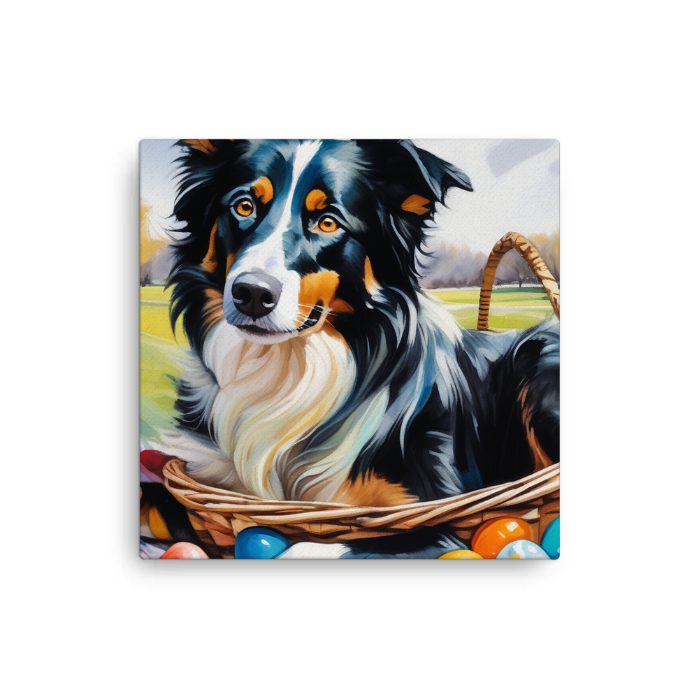 PugMug Custom Border Collie Canvas