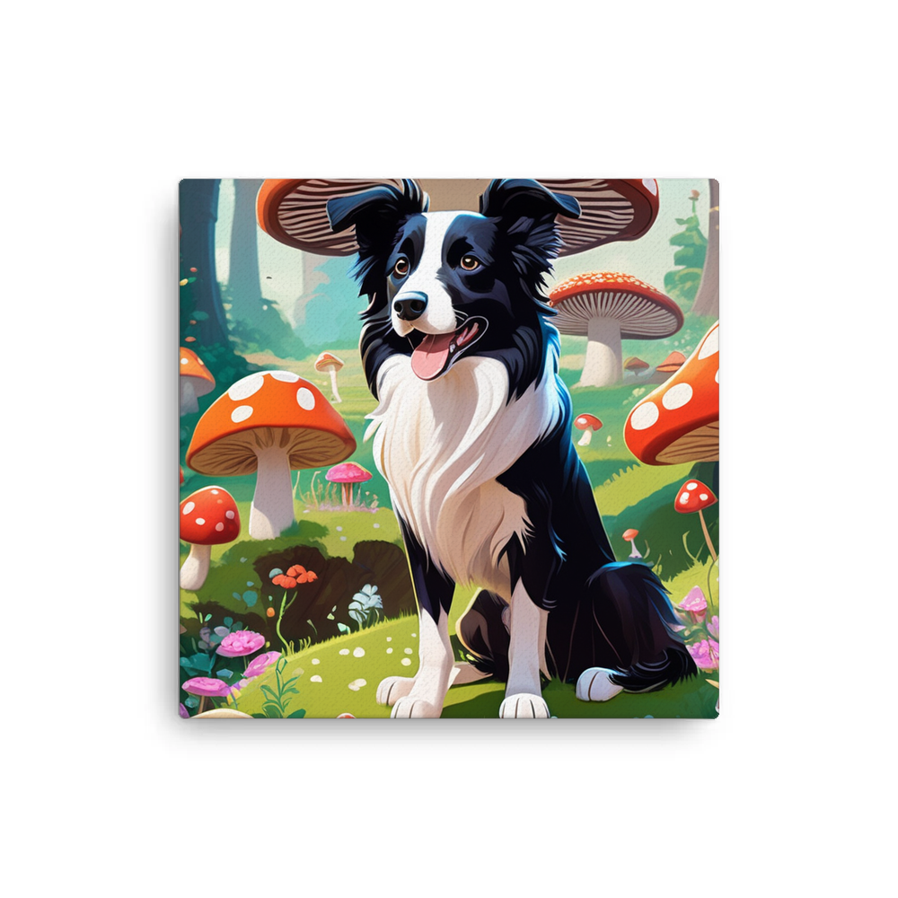 PugMug Custom Border Collie Canvas