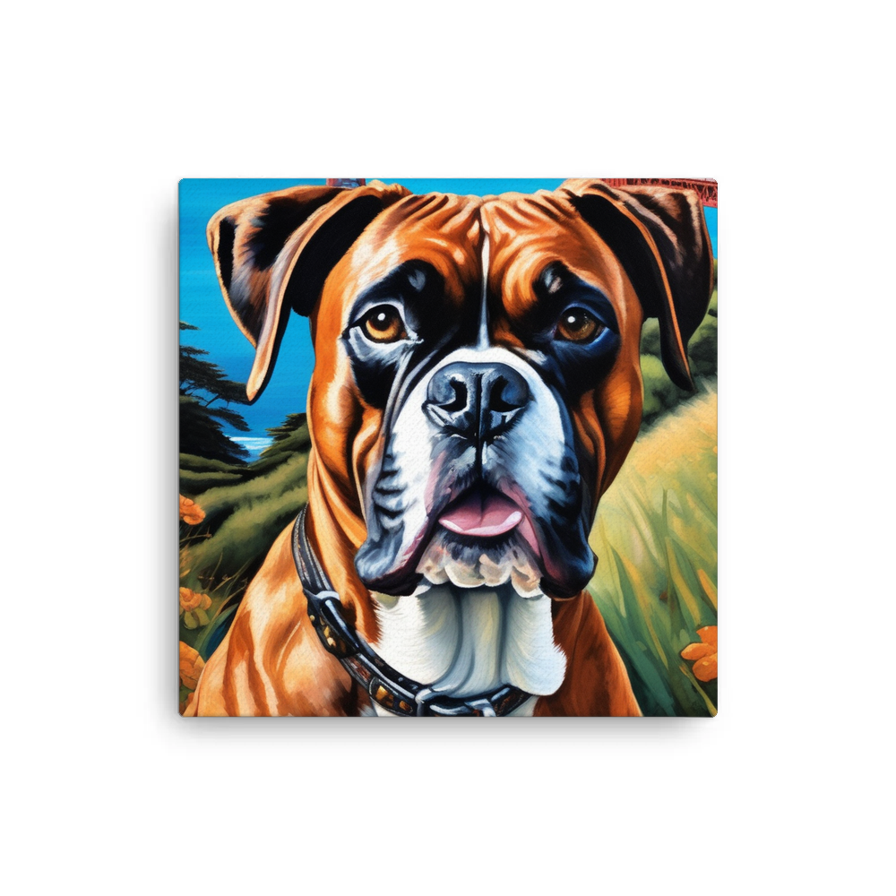 PugMug Custom Boxer Dog Canvas