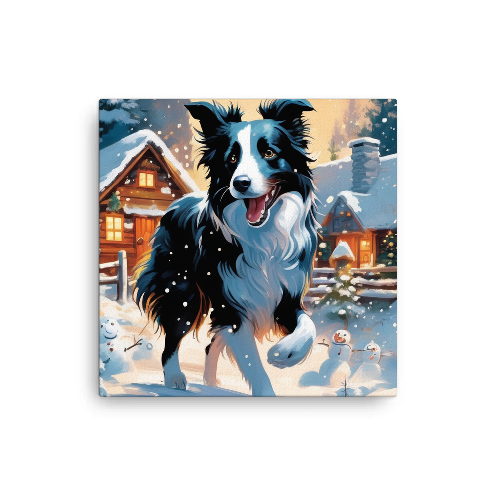 PugMug Custom Border Collie Canvas