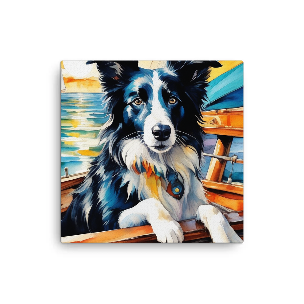 PugMug Custom Border Collie Canvas
