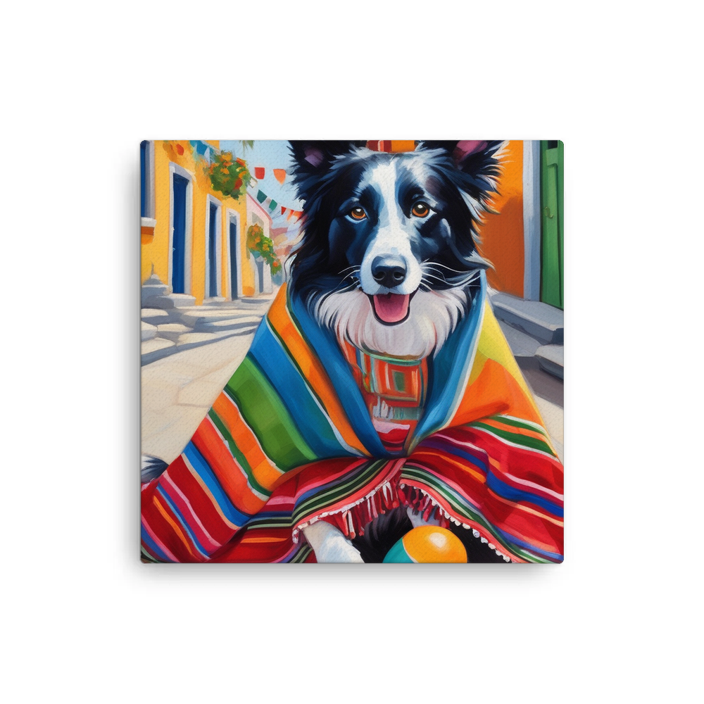 PugMug Custom Border Collie Canvas