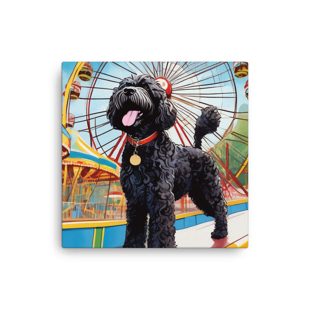 PugMug Custom Portuguese Water Dog Canvas