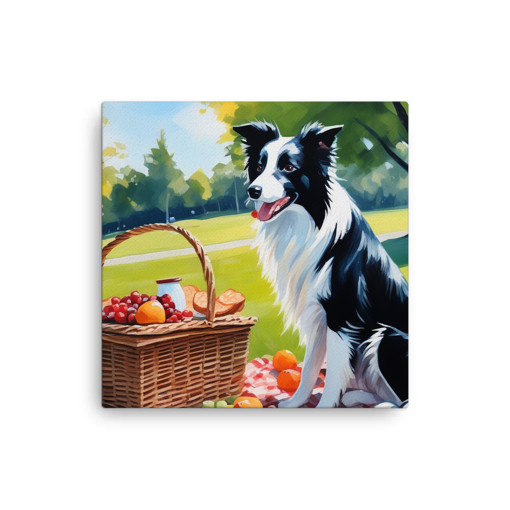 PugMug Custom Border Collie Canvas