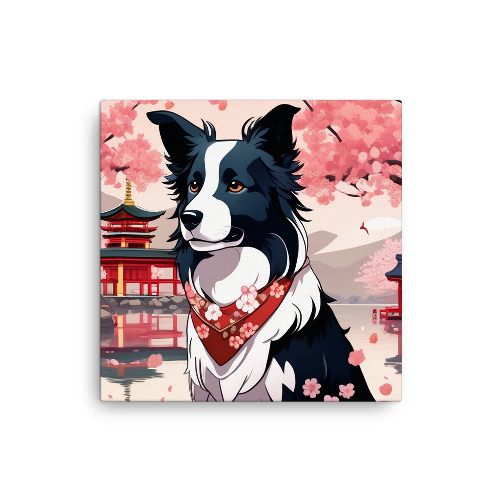 PugMug Custom Border Collie Canvas