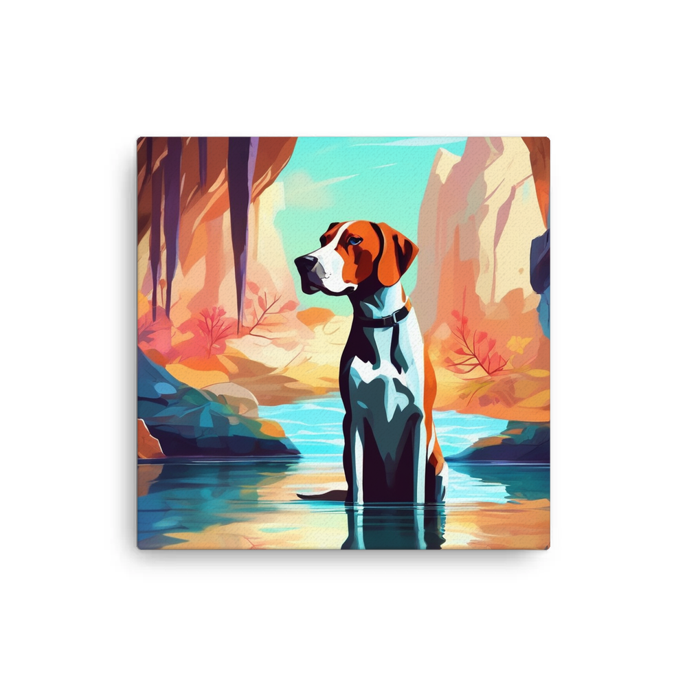 PugMug Custom Pointer Dog Canvas