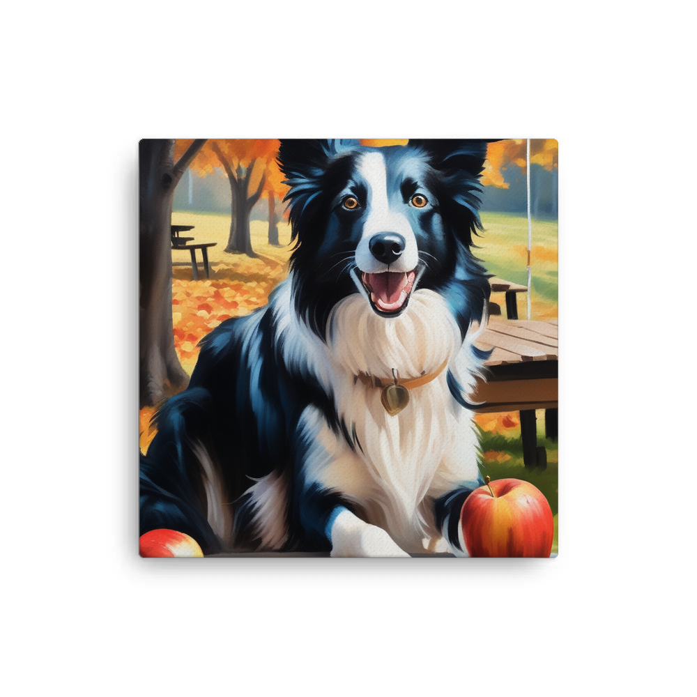 PugMug Custom Border Collie Canvas