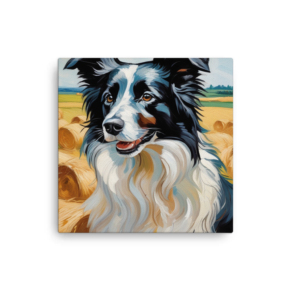 PugMug Custom Border Collie Canvas