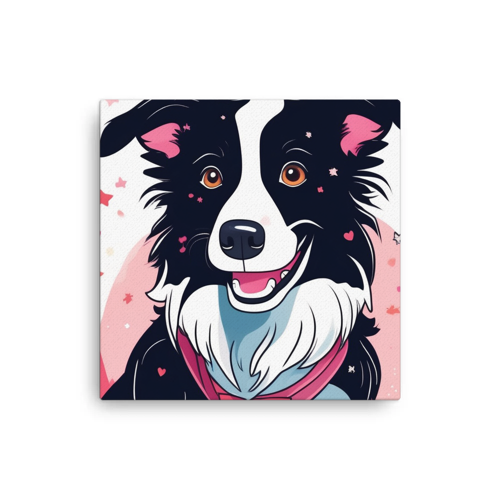PugMug Custom Border Collie Canvas