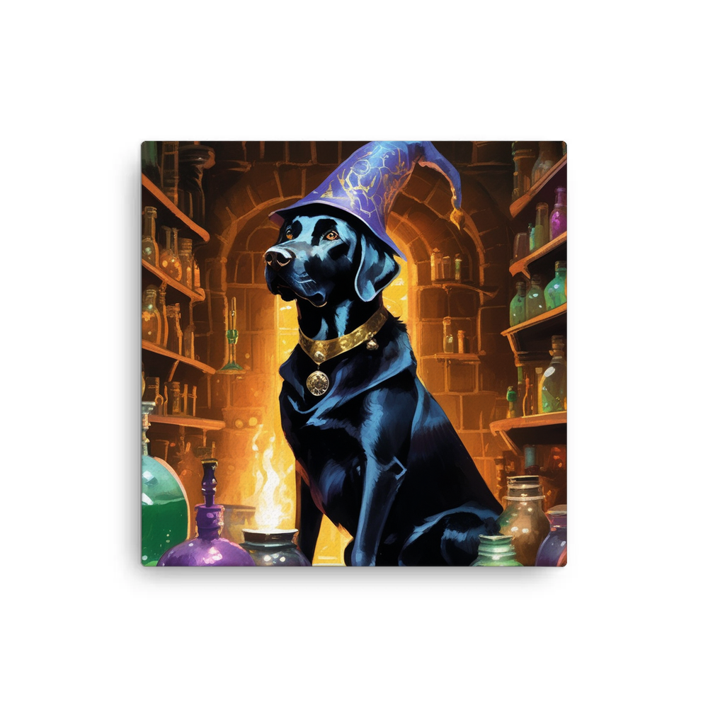 PugMug Custom Black Labrador Retriever Canvas