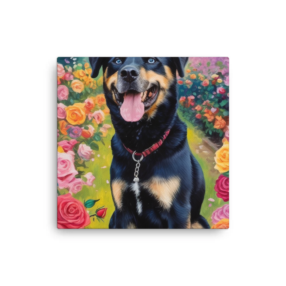 PugMug Custom Blue Canvas