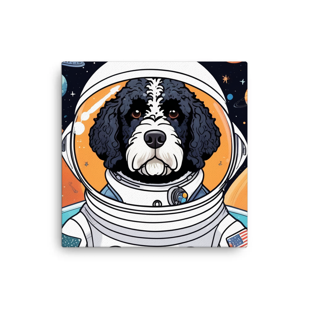 PugMug Custom Portuguese Water Dog Canvas