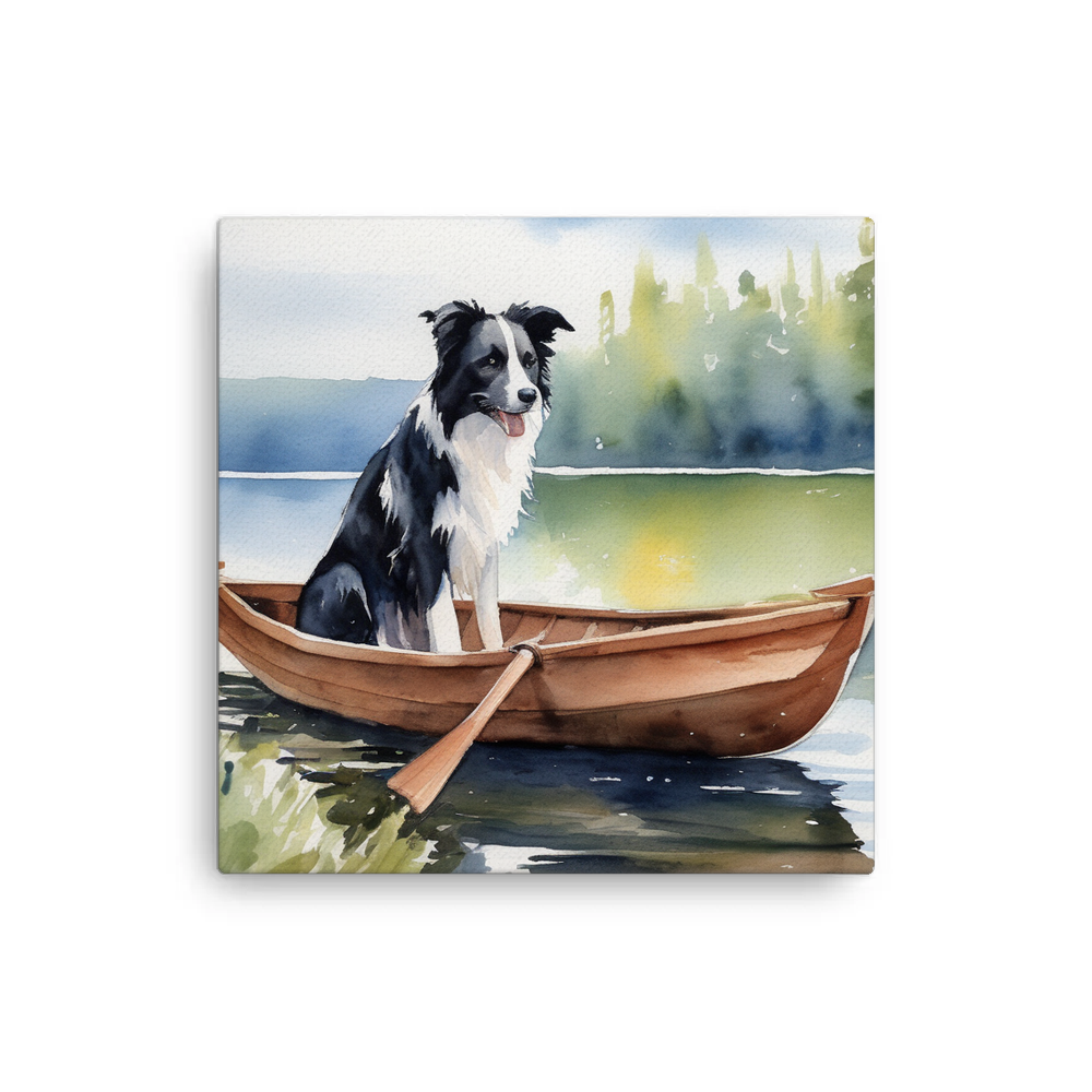 PugMug Custom Border Collie Canvas