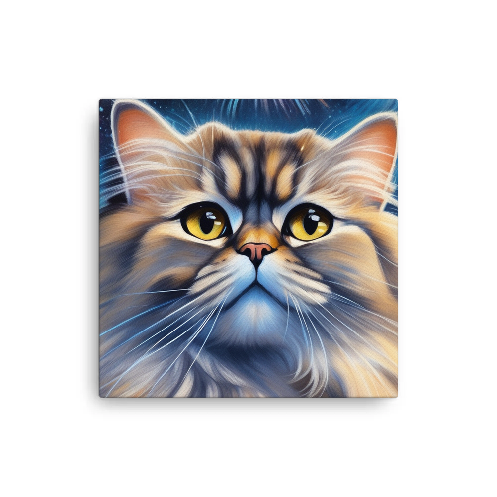 PugMug Custom Tabby Persian Cat Canvas