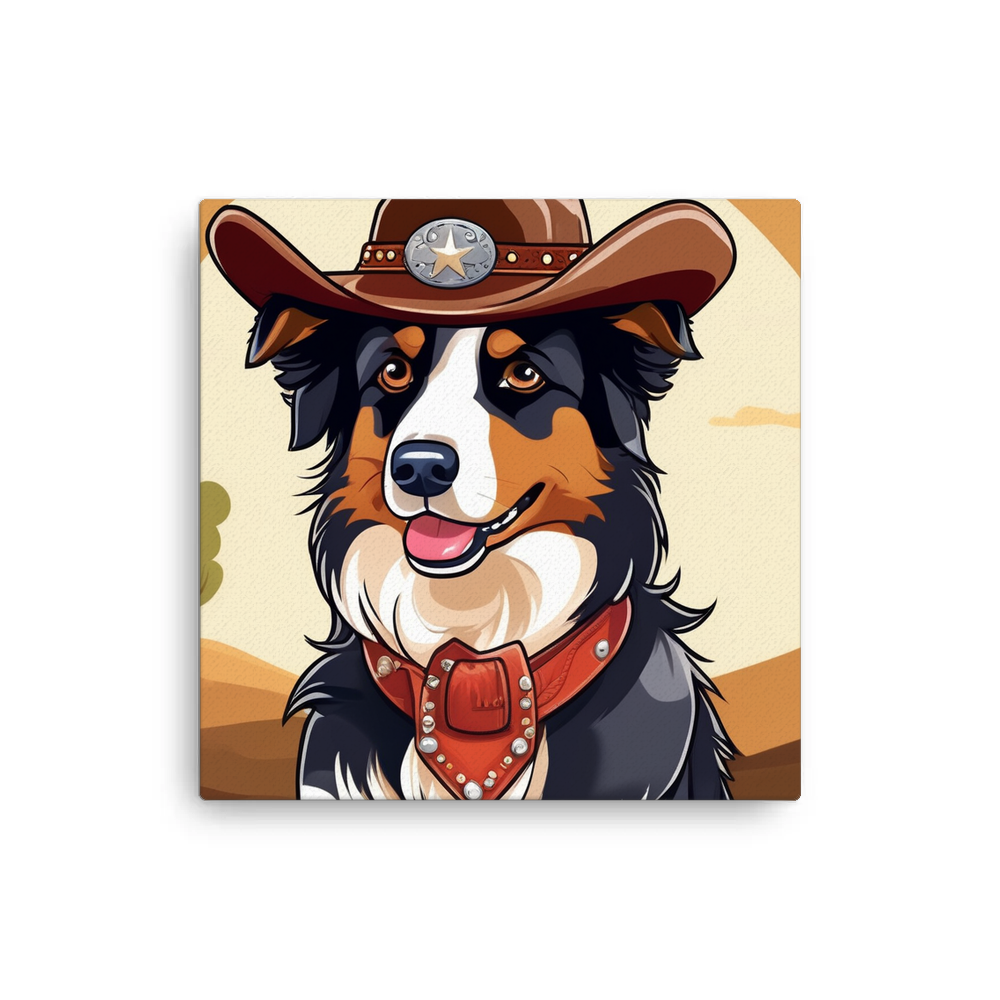 PugMug Custom Australian Shepherd Dog Canvas