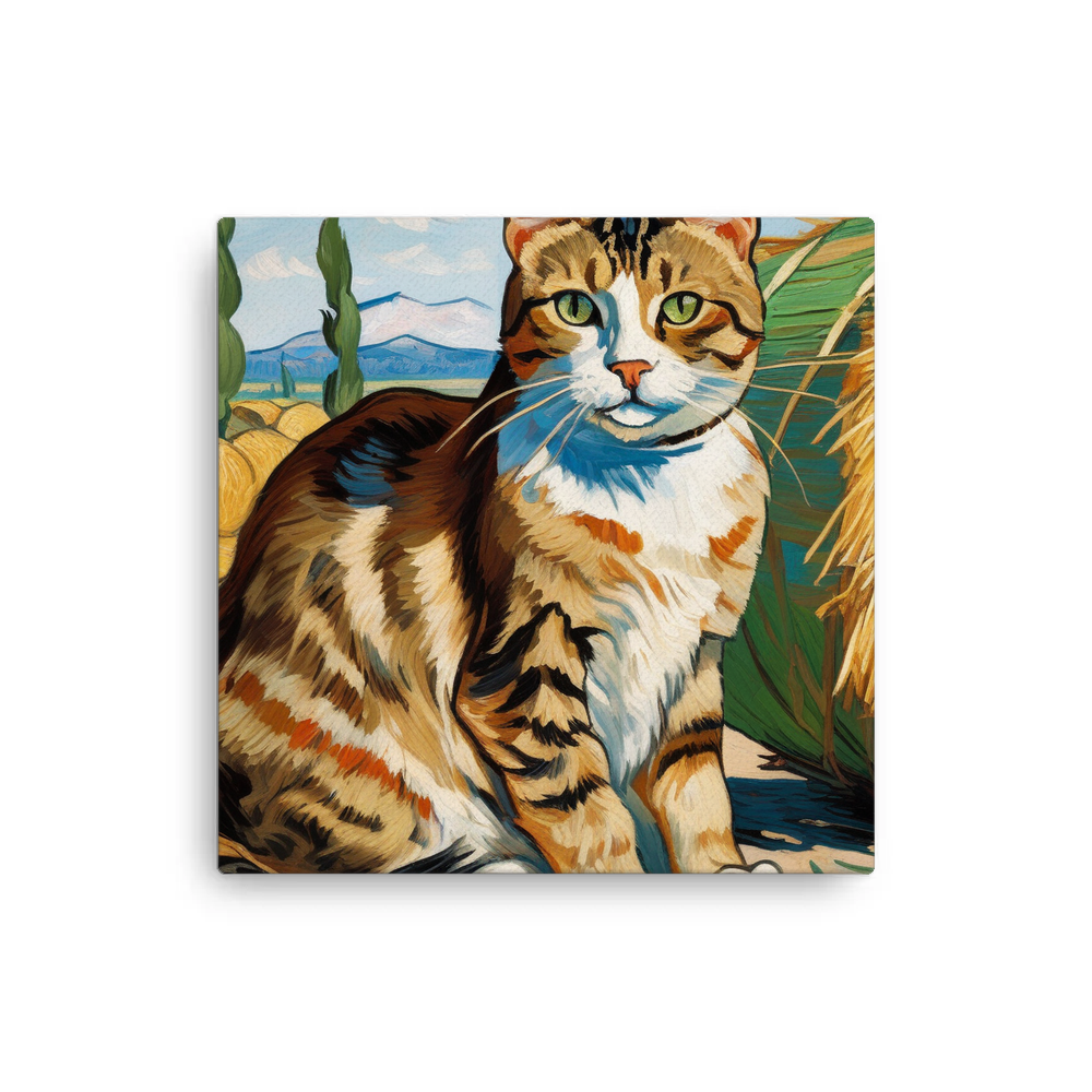 PugMug Custom Tabby Companion Cat Canvas
