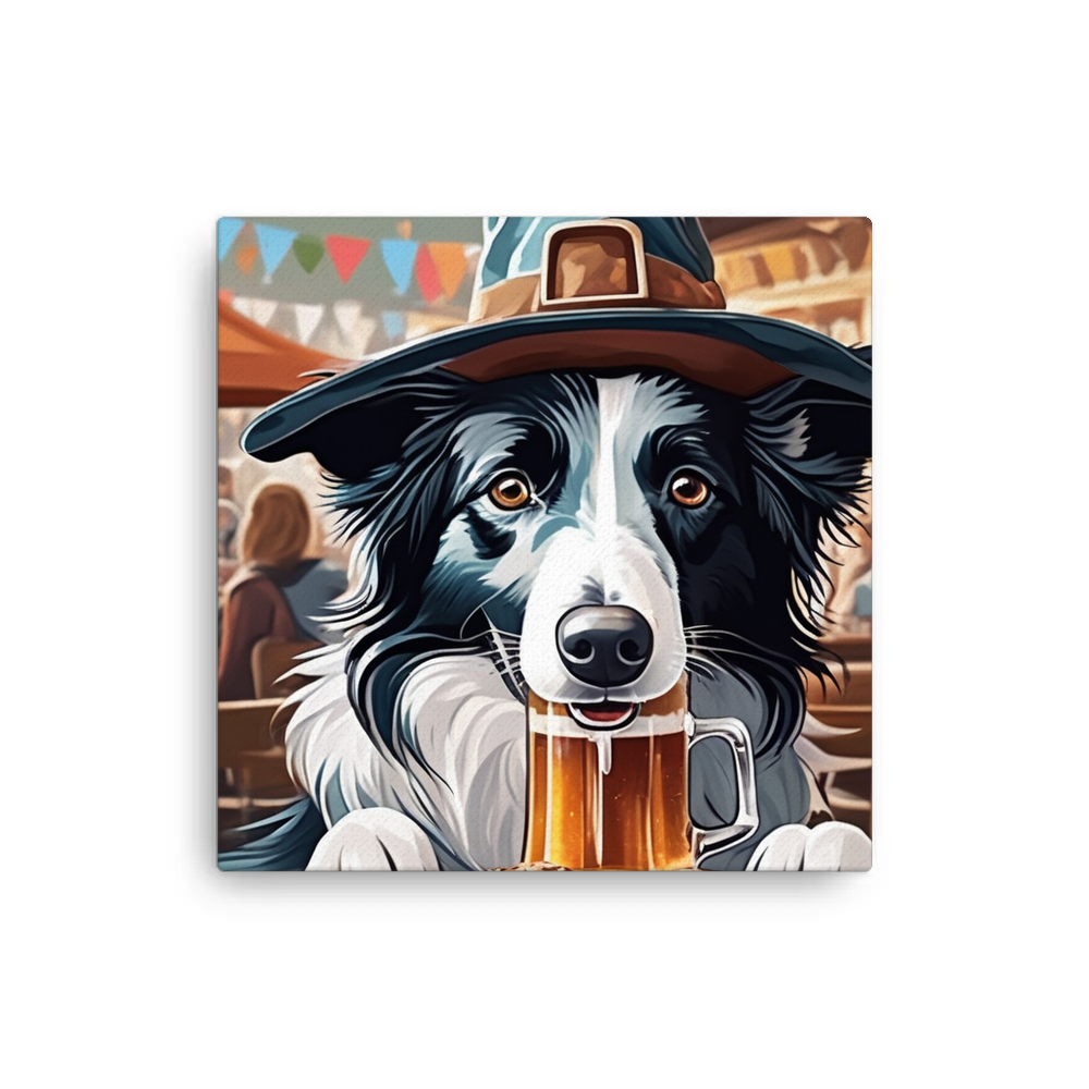 PugMug Custom Border Collie Canvas