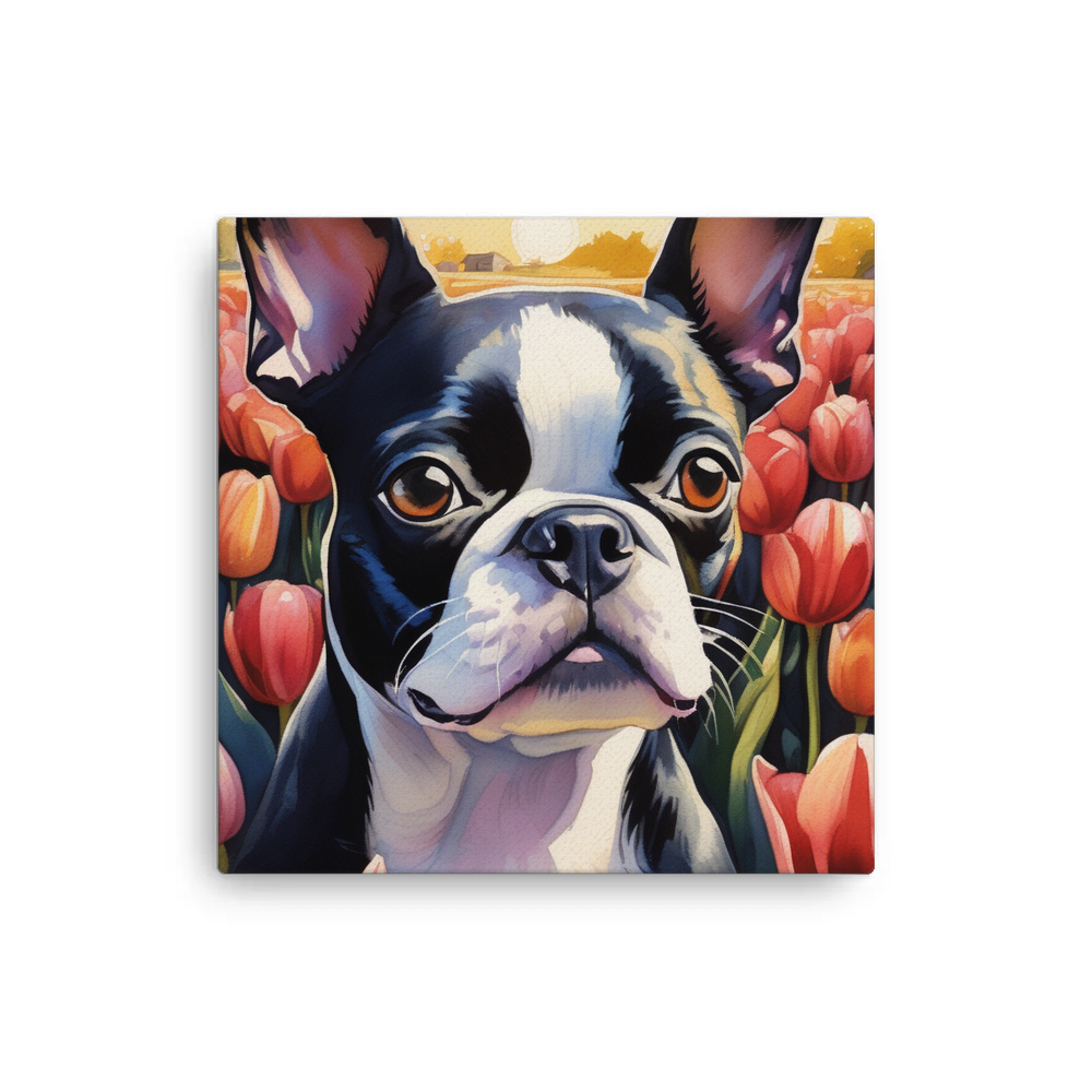 PugMug Custom Boston Terrier Canvas
