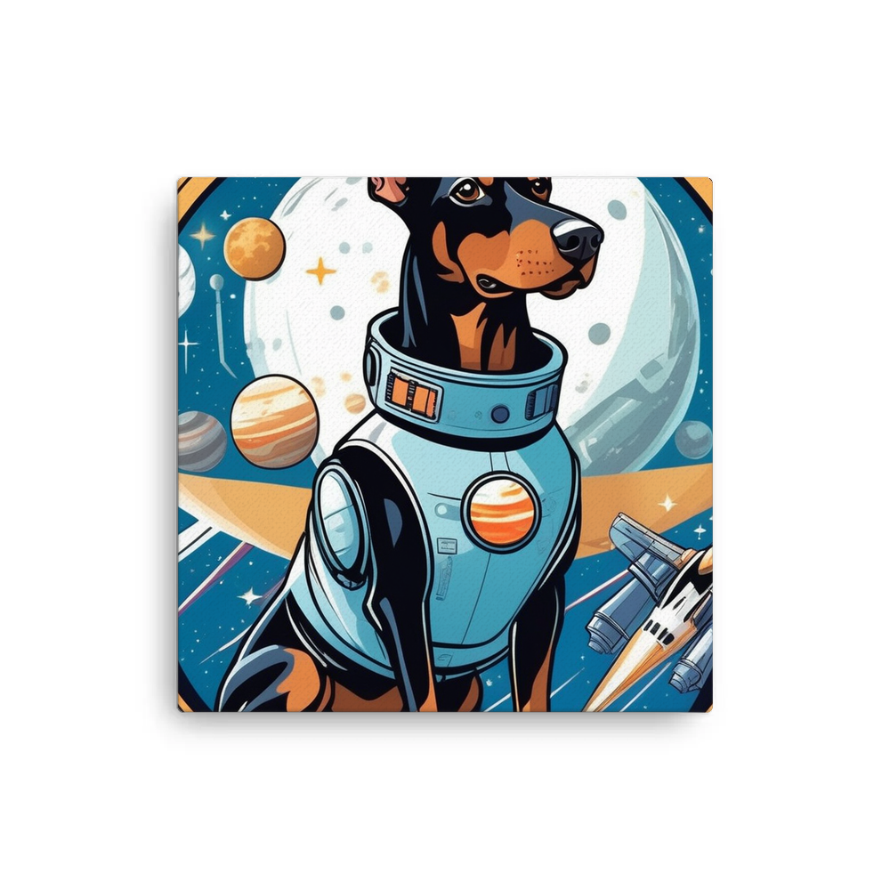 PugMug Custom Doberman Pinscher Canvas