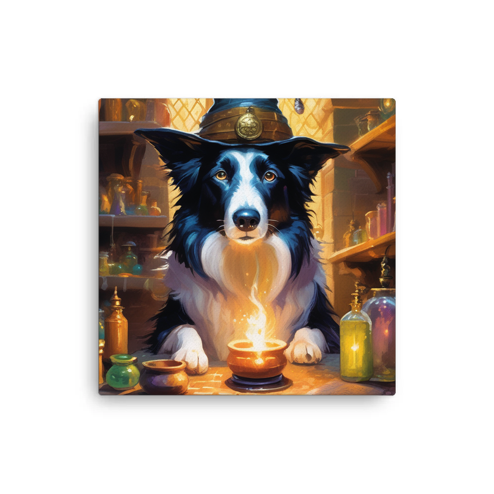 PugMug Custom Border Collie Canvas