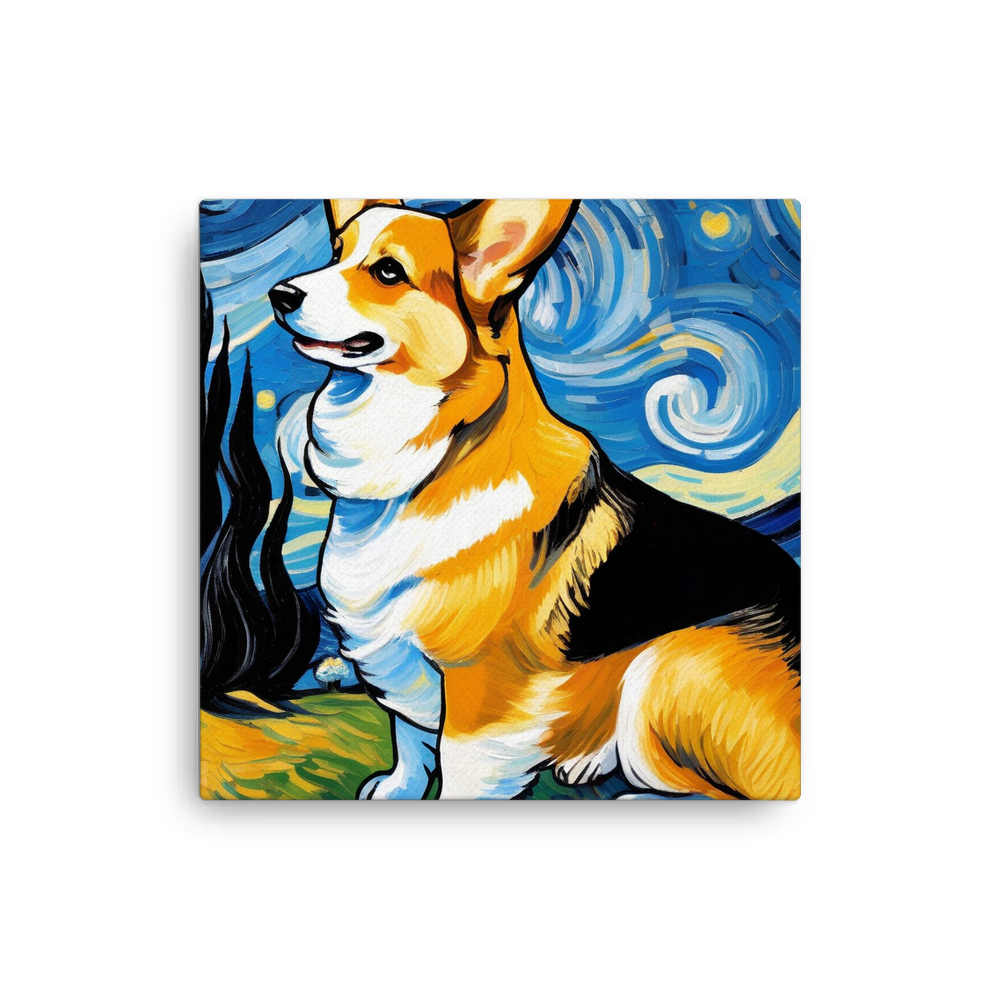 PugMug Custom Pembroke Welsh Corgi Canvas
