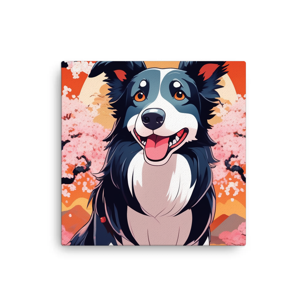 PugMug Custom Border Collie Canvas