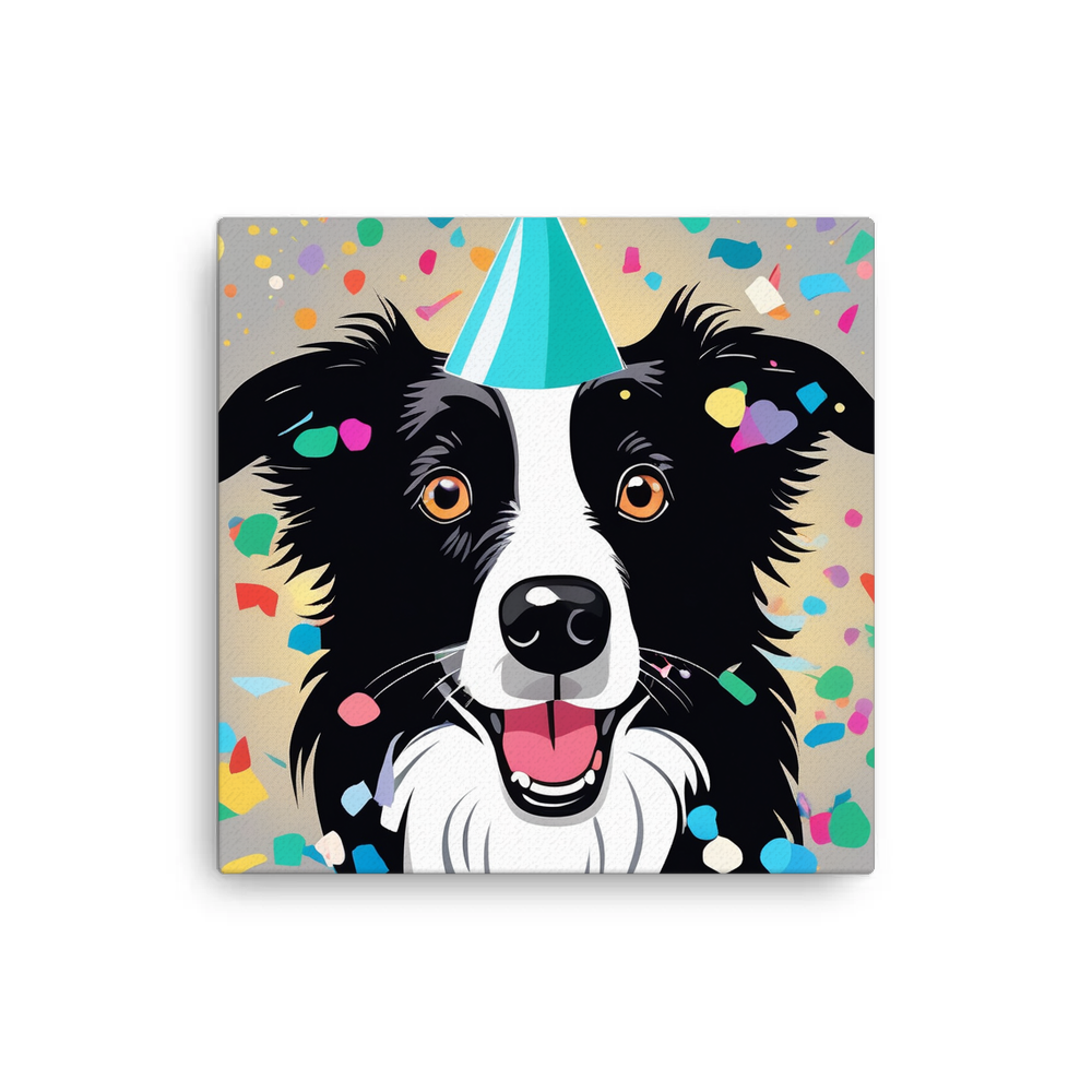 PugMug Custom Border Collie Canvas