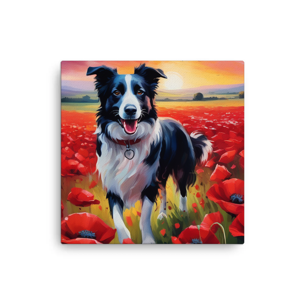 PugMug Custom Border Collie Canvas