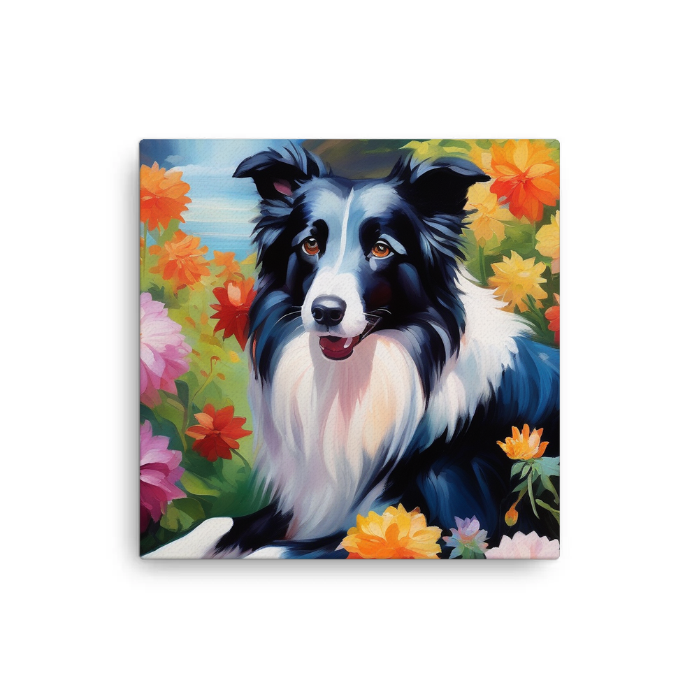 PugMug Custom Border Collie Canvas