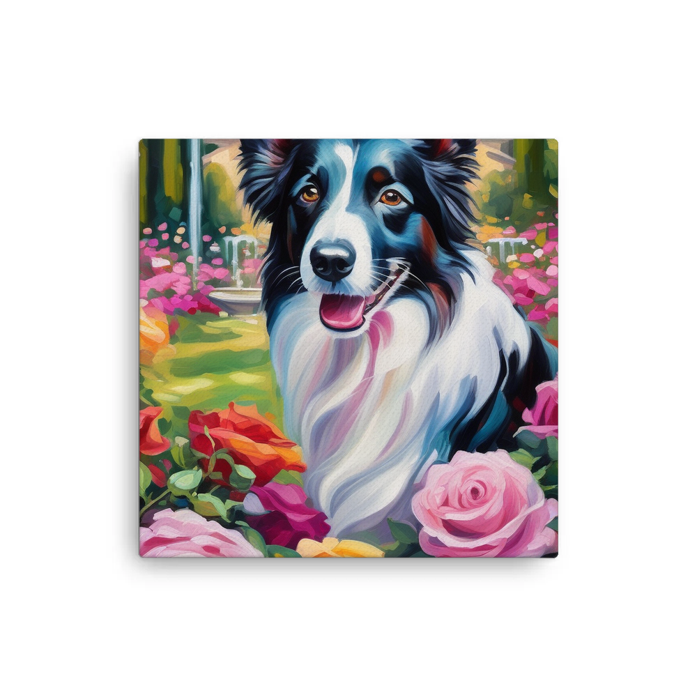 PugMug Custom Border Collie Canvas