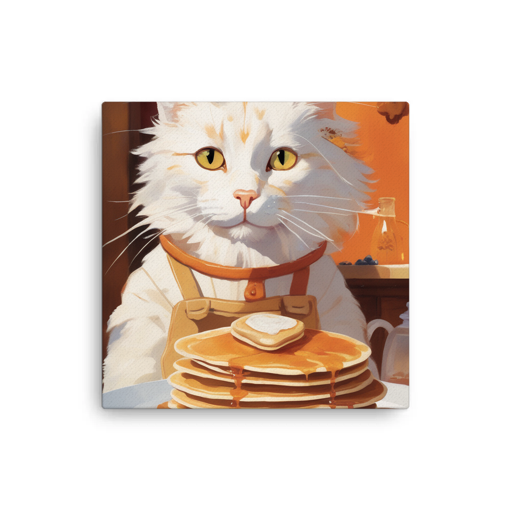 PugMug Custom White Companion Cat Canvas