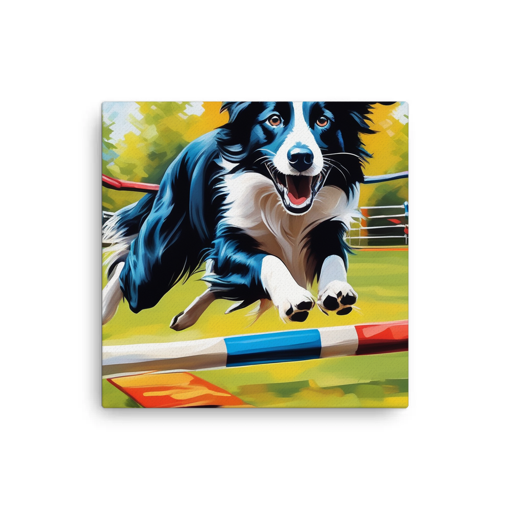 PugMug Custom Border Collie Canvas