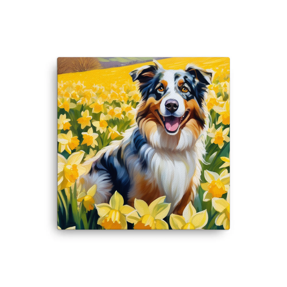 PugMug Custom Australian Shepherd Dog Canvas