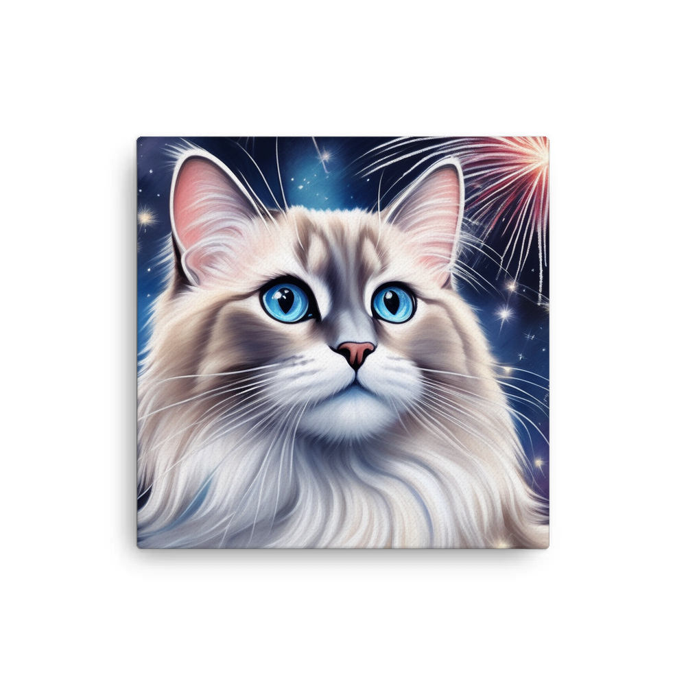 PugMug Custom Tabby Ragdoll Cat Canvas